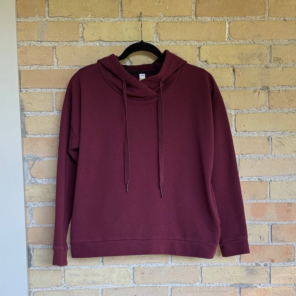 Lole Burgundy Hoodie Sweatshirt